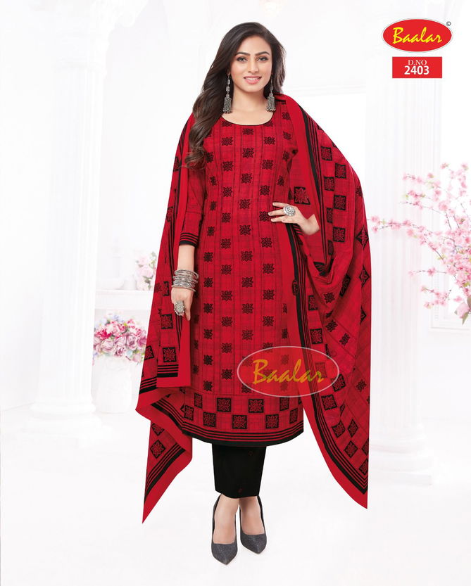 Zaara Vol 14 By Baalar Cotton Printed Dress Material Collection